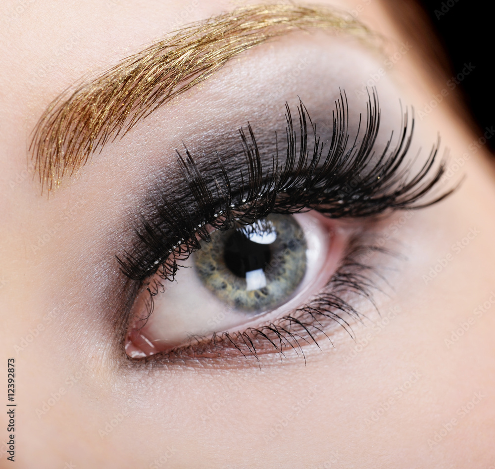 Naklejka premium Beauty false eyelashes