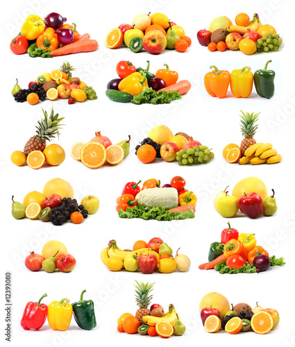 splendid vegetable and fruit composition high quality