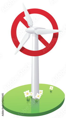 Éolienne interdite (détouré)