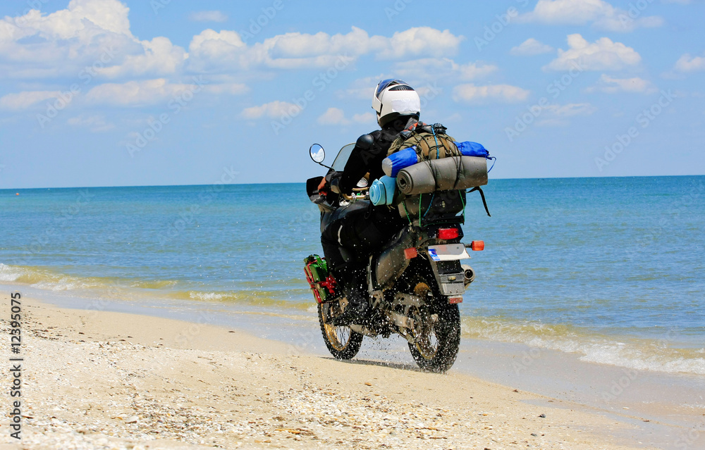 Fototapeta premium moto travel