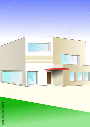 plan de maison moderne