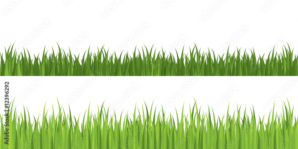 Naklejka Seamless grass, grouped for easy editing