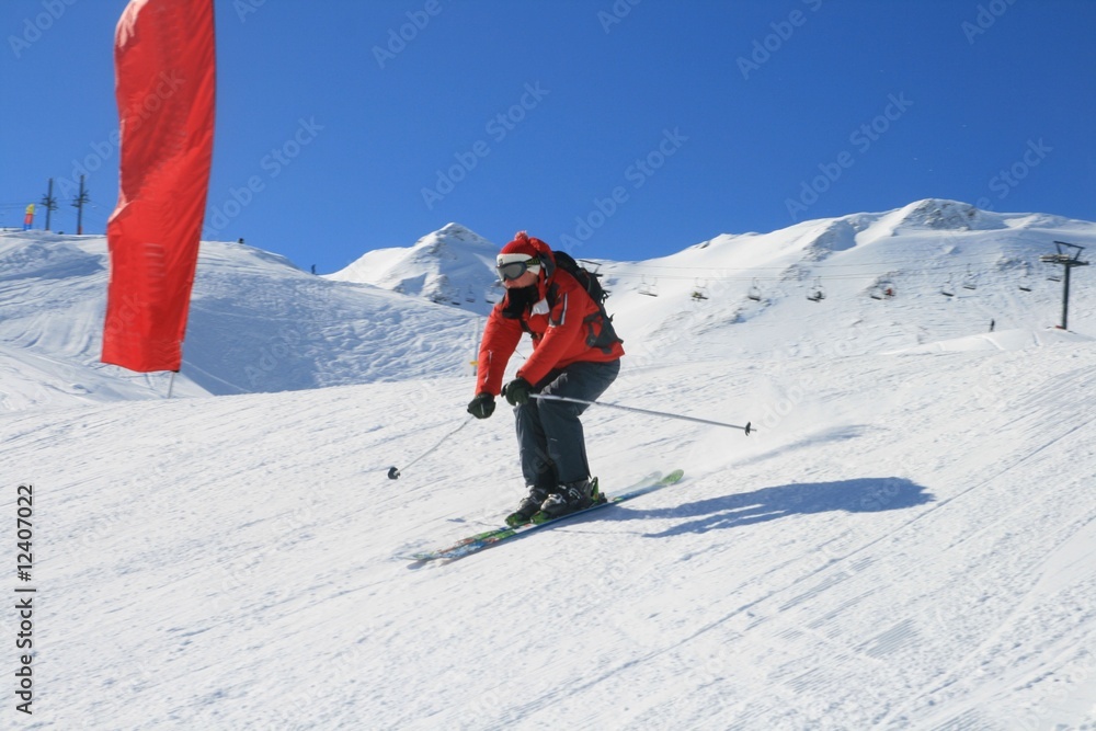 skiing in Val d'Isere