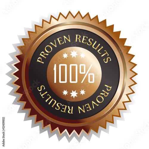 Proven results sticker