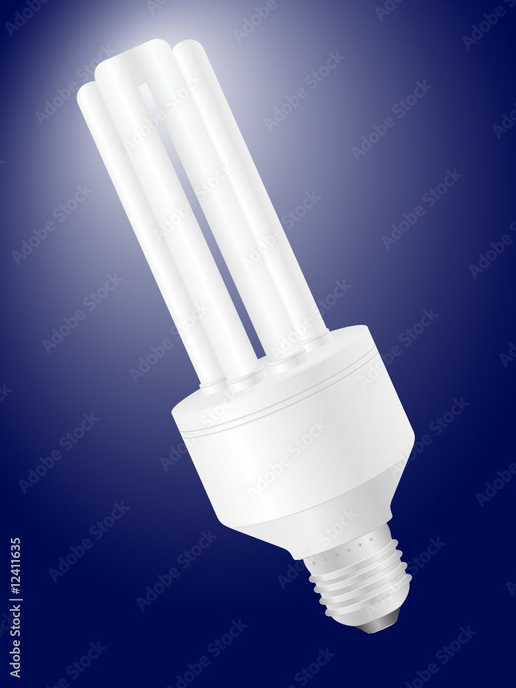 Energy saving light bulb background Energy saving light bulb background