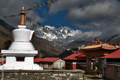 Tengboche mit Mt. Everest