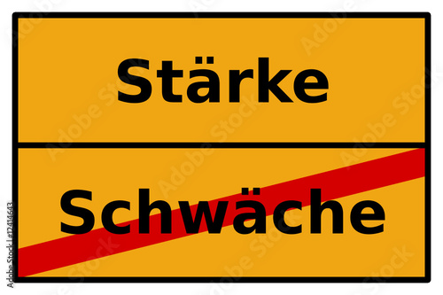 Stärke - Schwäche