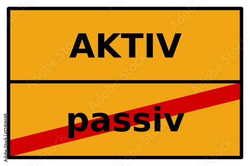 aktiv - passiv