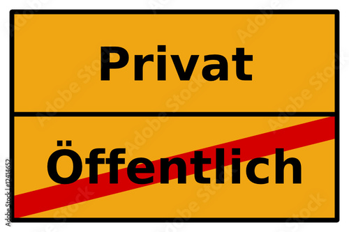 privat - öffentlich