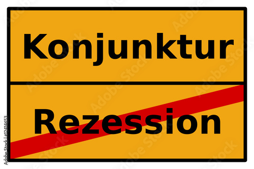 Konjunktur - Rezession