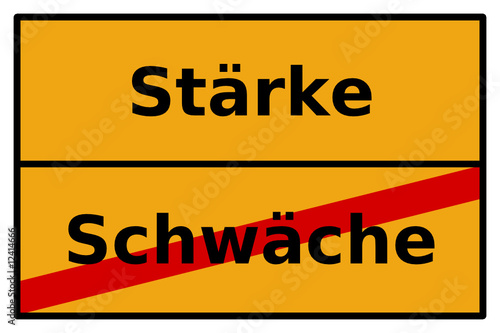 Stärke - Schwäche
