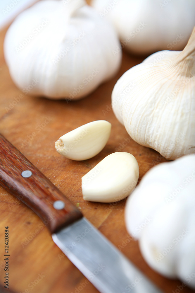 Chopping the Garlic Chopping the Garlic