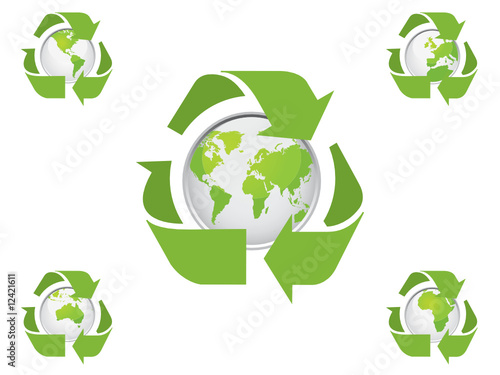 Recycling map buttons