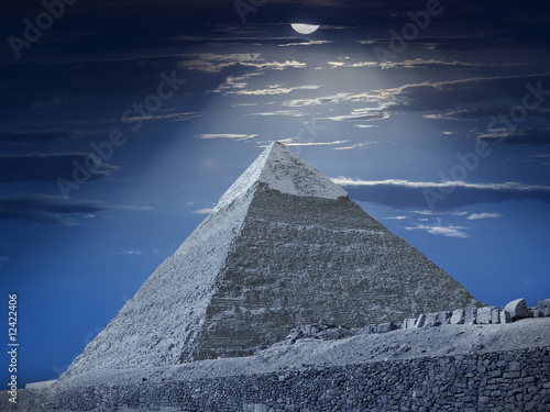 Chefren's pyramid fantasy. Egypt series #12422406
