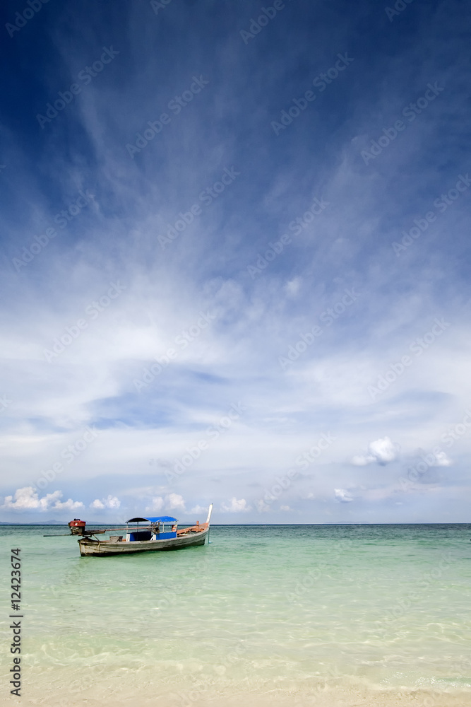 beautiful tropical beach at Thailand with turquoise clear water beautiful tropical beach at Thailand with turquoise clear water