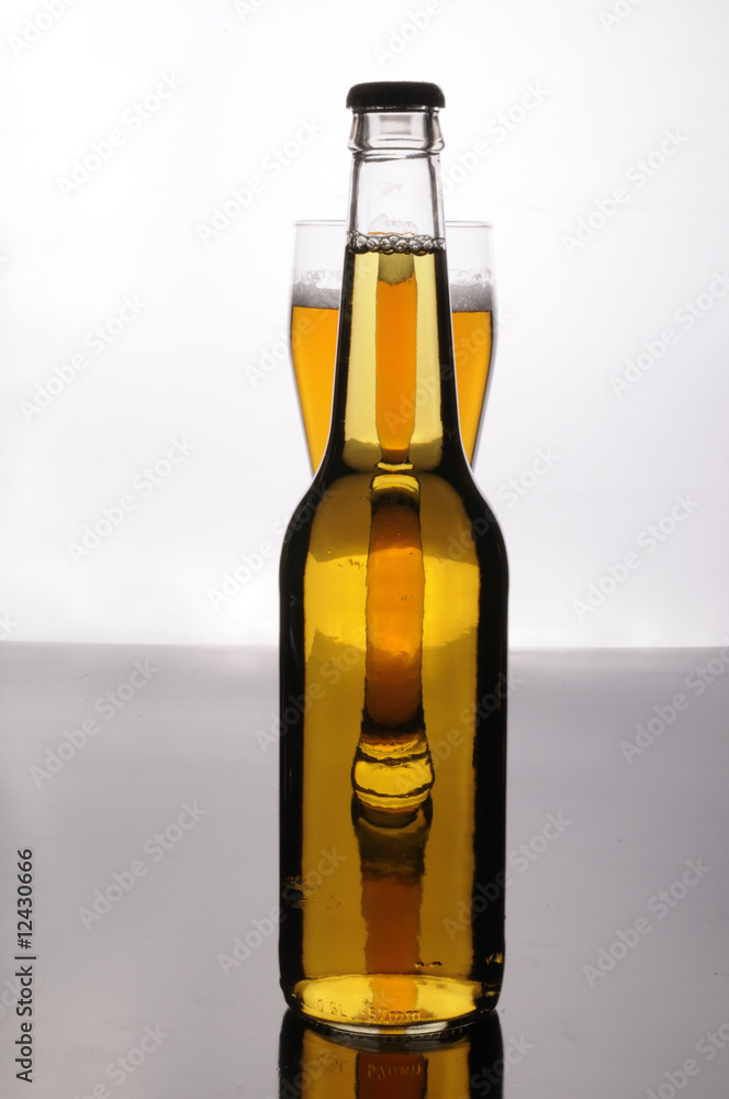 Tasty light and golden beer Tasty light and golden beer