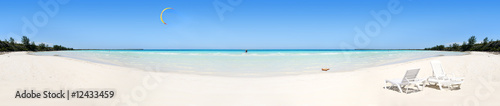 Tropical beach panorama © roxxyphotos