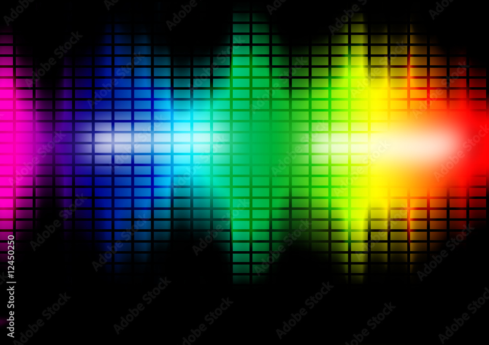 Music frequency equalizer illustration Music frequency equalizer illustration