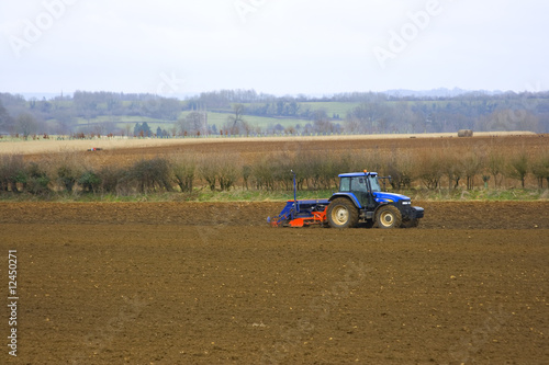 Tractor In fields © Lynne Carpenter