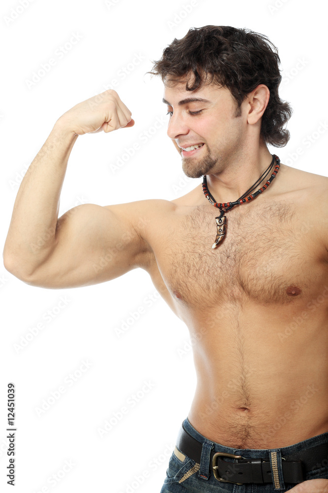 Fototapeta premium show biceps