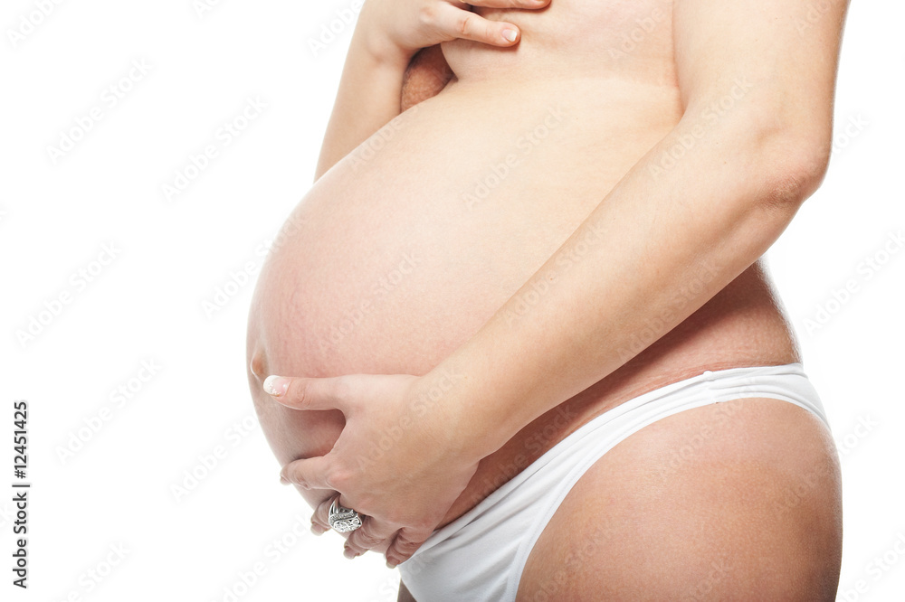 Pregnant woman stomach