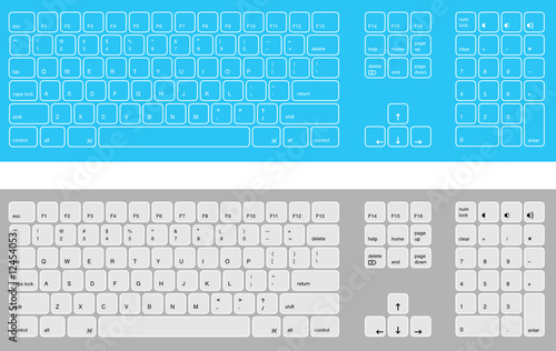 Stylised computer keyboards