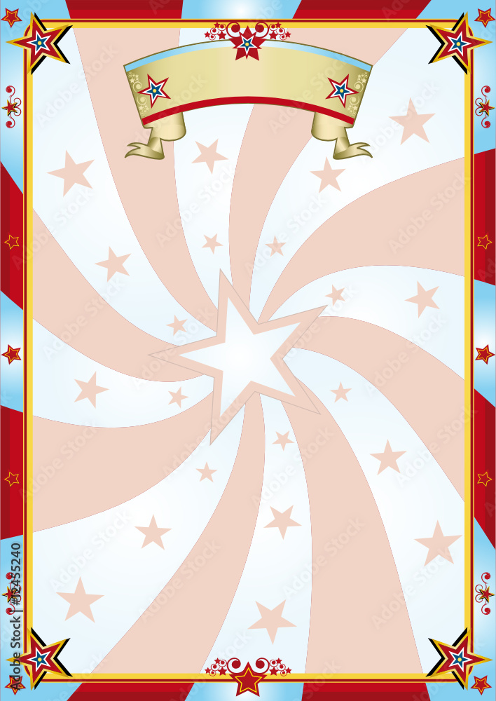 Fototapeta premium Red and blue carnaval background