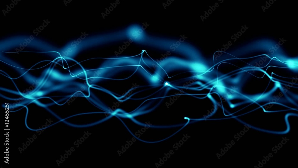 Animation aus Wellen und Linien - Schleife, Loop