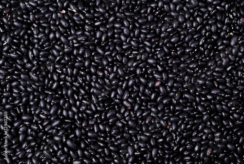 Background of black haricot beans