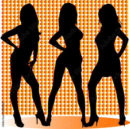 sexy girl best vector silhouettes