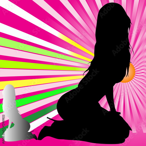 sexy girl illustration