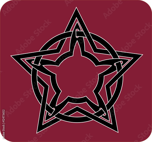 pentacle - t-shirt, tattoo design