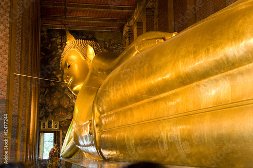The reclining Buddha at Wat Pho in Bangkok