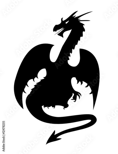 Silhouette de Dragon  "Dragonus Mythicus "