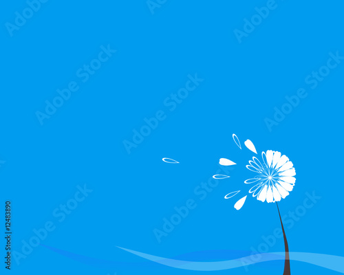 blowing away