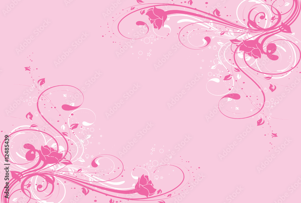 arabesque floral romatique rose arabesque floral romatique rose
