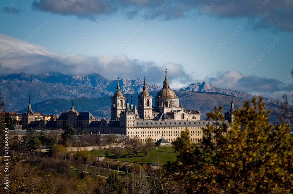 Royal Monastery of San Lorenzo de El Escorial in Madrid, Spain