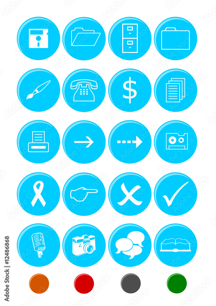 Circle Vector Icon Set 2 Circle Vector Icon Set 2