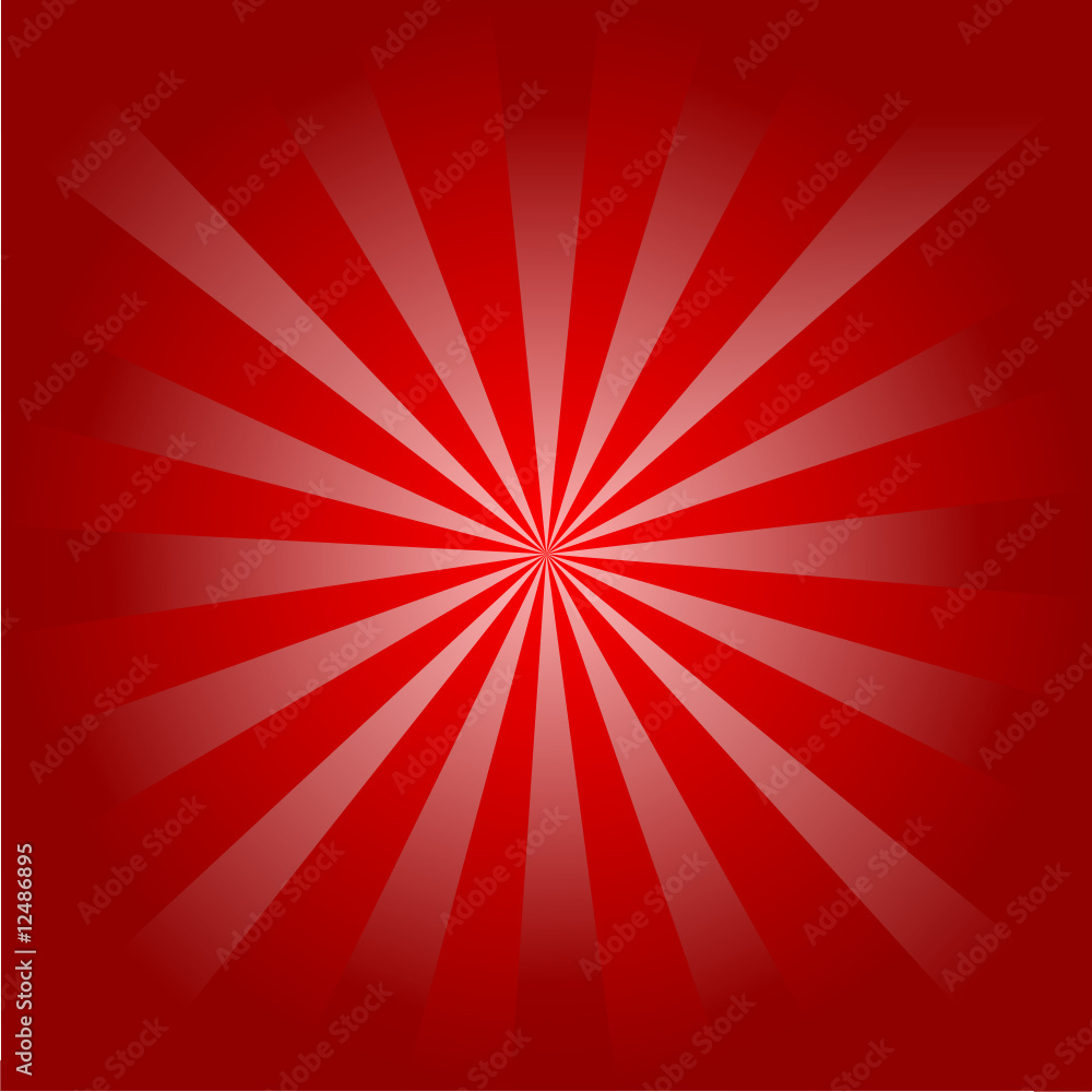 red background