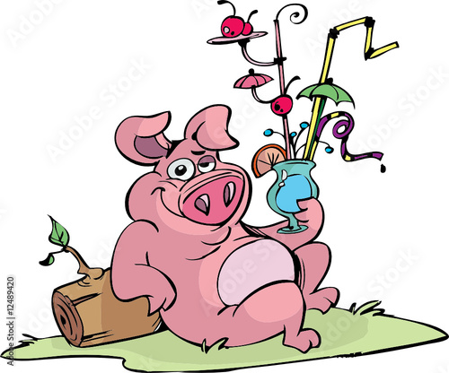 cocktail pig