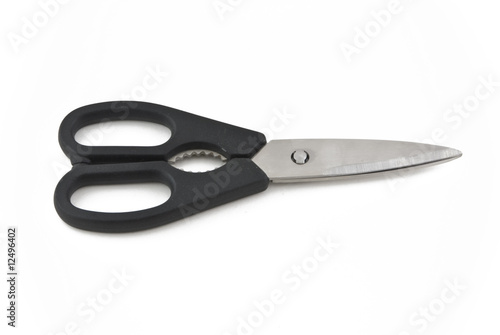 black and silver scizzors (closed)