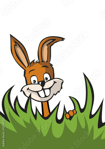 Kleiner Hase im Gras