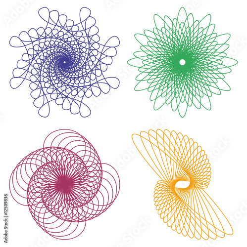 Spirograph pattern