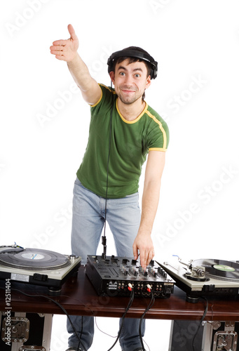 DJ at work