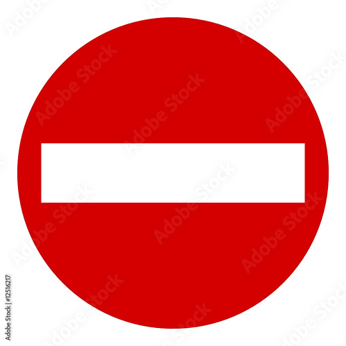 no entry sign