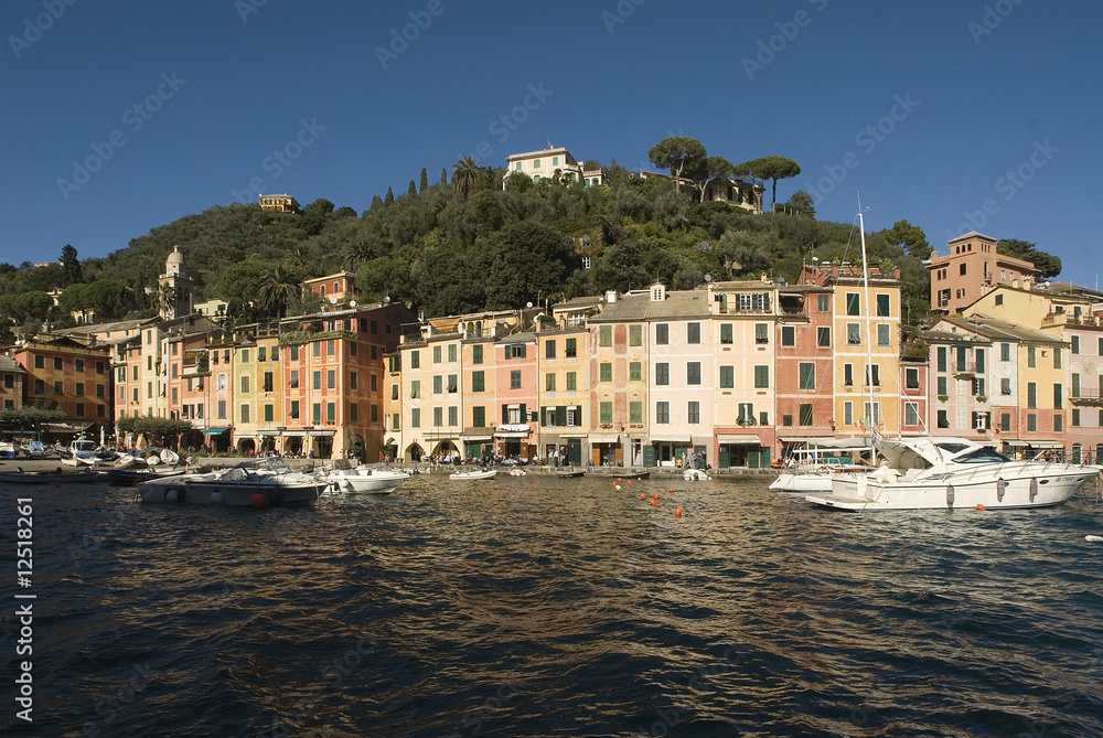 view of Portofino,Liguria,Italy