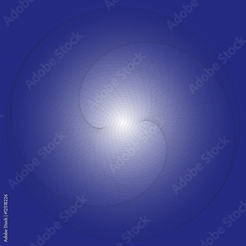 spirale bleue