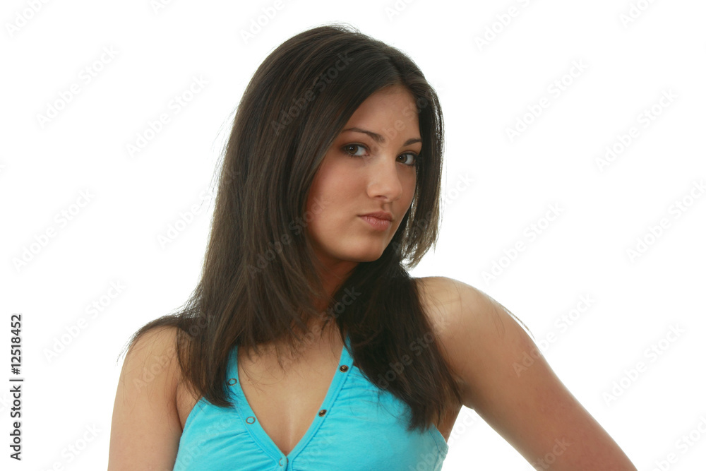Portrait of young,beautiful,charming brunette Portrait of young,beautiful,charming brunette
