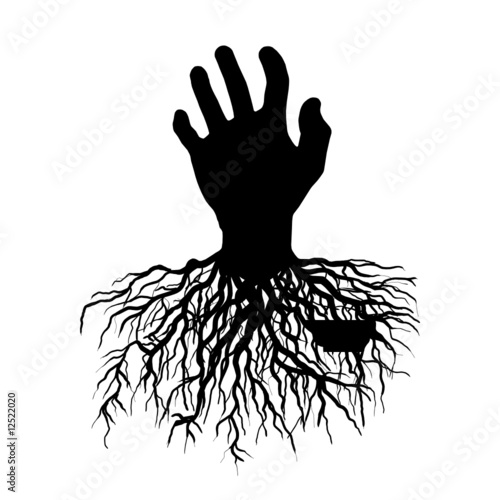 hand verwurzelt