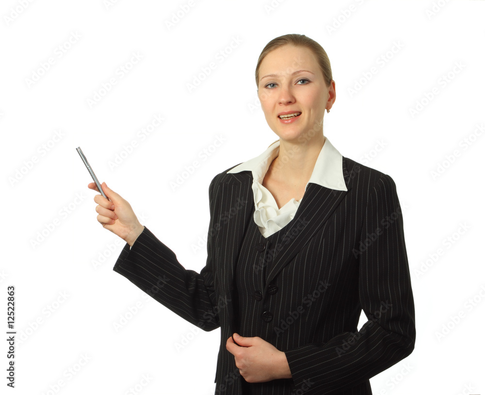 beautiful businesswoman isolated on white background beautiful businesswoman isolated on white background